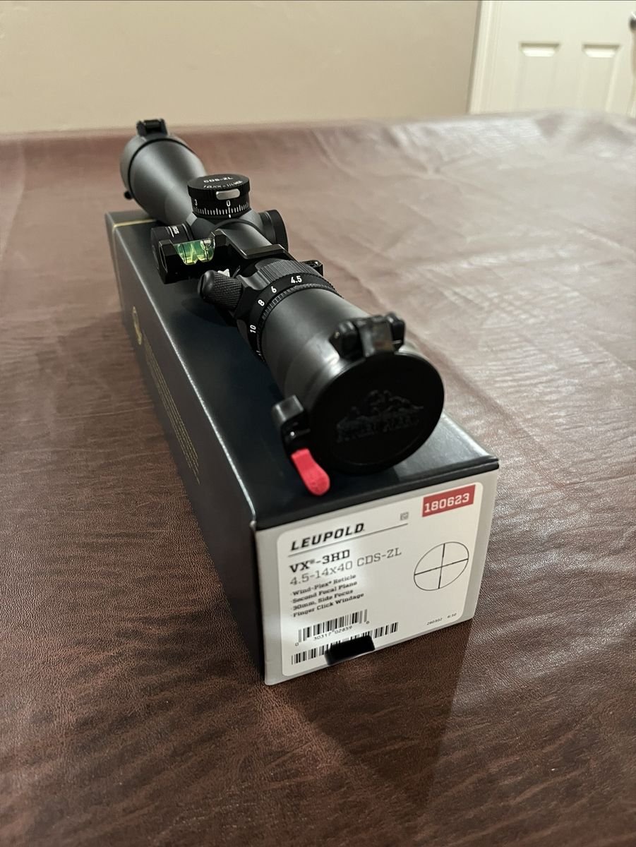 Brand New Leupold VX3HD 30mm Windplex 180623 Rifle Scope with Extras