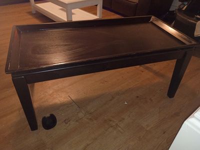 Black coffee table