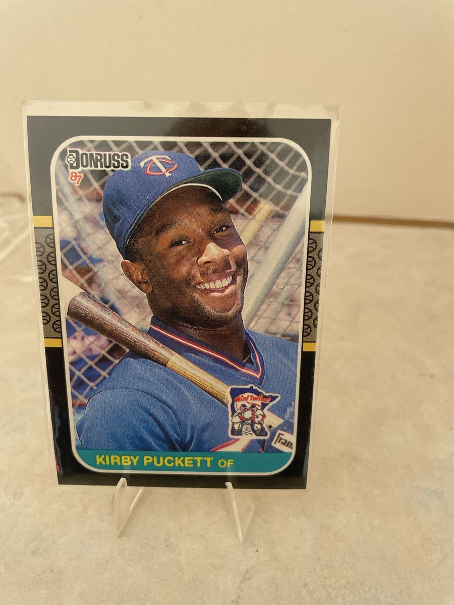 1987 Donruss Kirby Puckett Baseball Card - Minnesota Twins - Vintage MLB Collectible