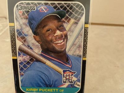 1987 Donruss Kirby Puckett Baseball Card - Minnesota Twins - Vintage MLB Collectible
