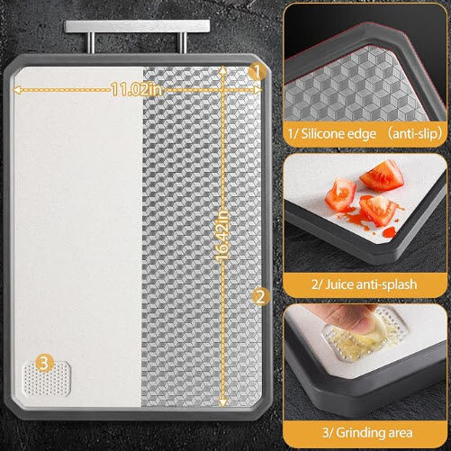 TCHZA Stainless Steel Cutting Board