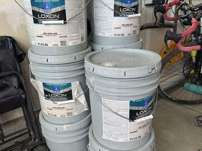 6 New Sherwin-Williams Loxon Concrete & Masonry Primer/Sealer - 5 Gal White LX02W0050