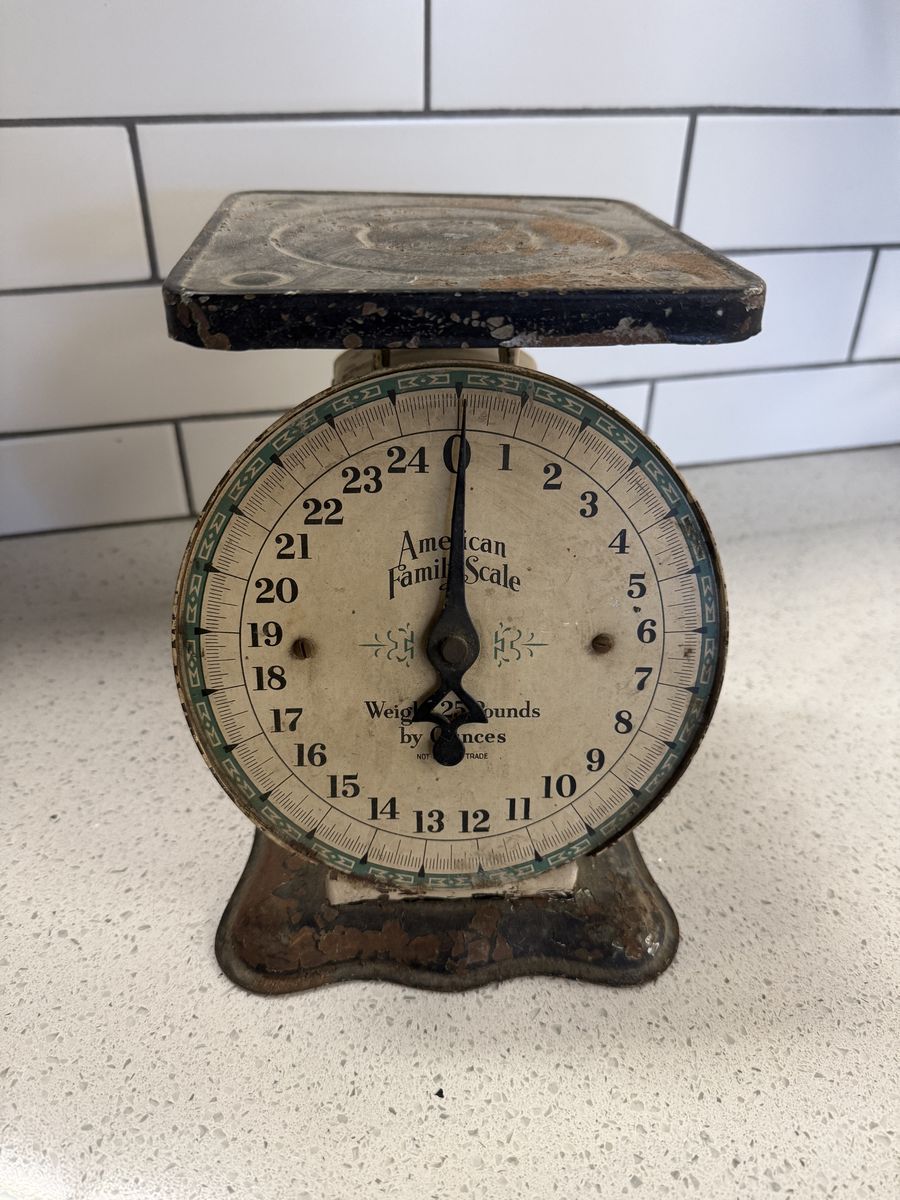 Vintage antique American Family Scale 25lbs