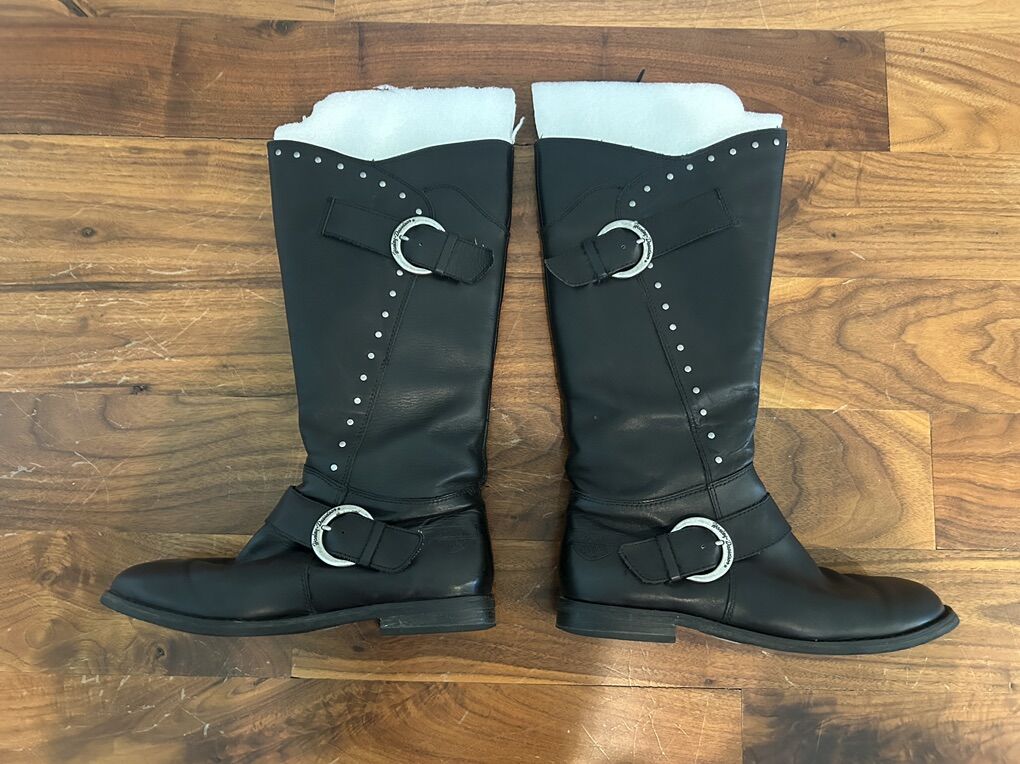 Harley Davidson Womens Riding Boots Size 8
