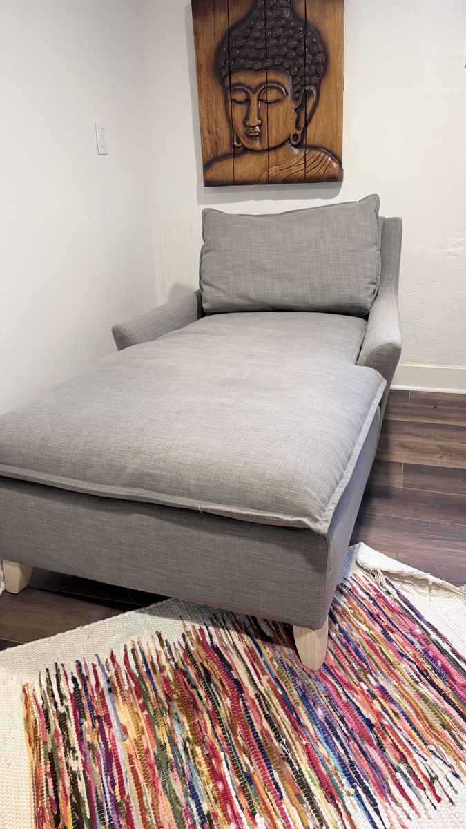 West Elm Chaise Lounge