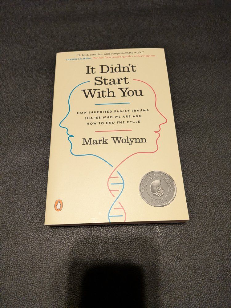 It Didn't Start With You by Mark Wolynn - Inherited Family Trauma Psychology Book - Excellent Condition