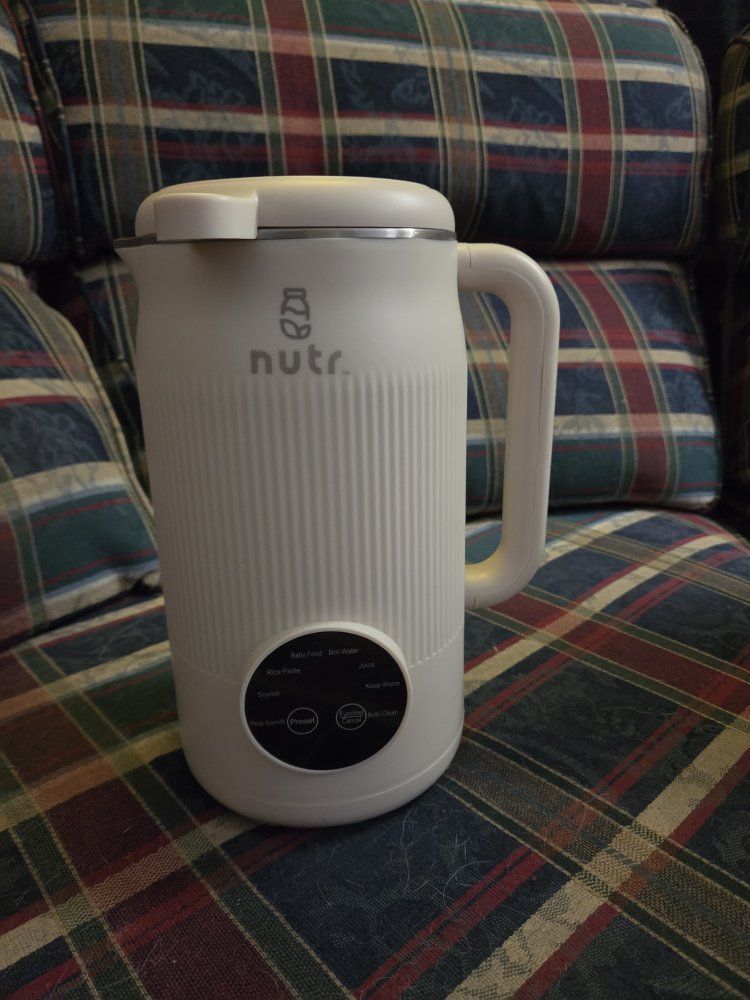 Nutr Multi-Function Soy Milk Maker and Plant-Based Milk Machine White