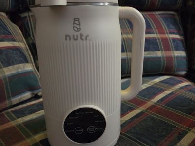 Nutr Multi-Function Soy Milk Maker and Plant-Based Milk Machine White
