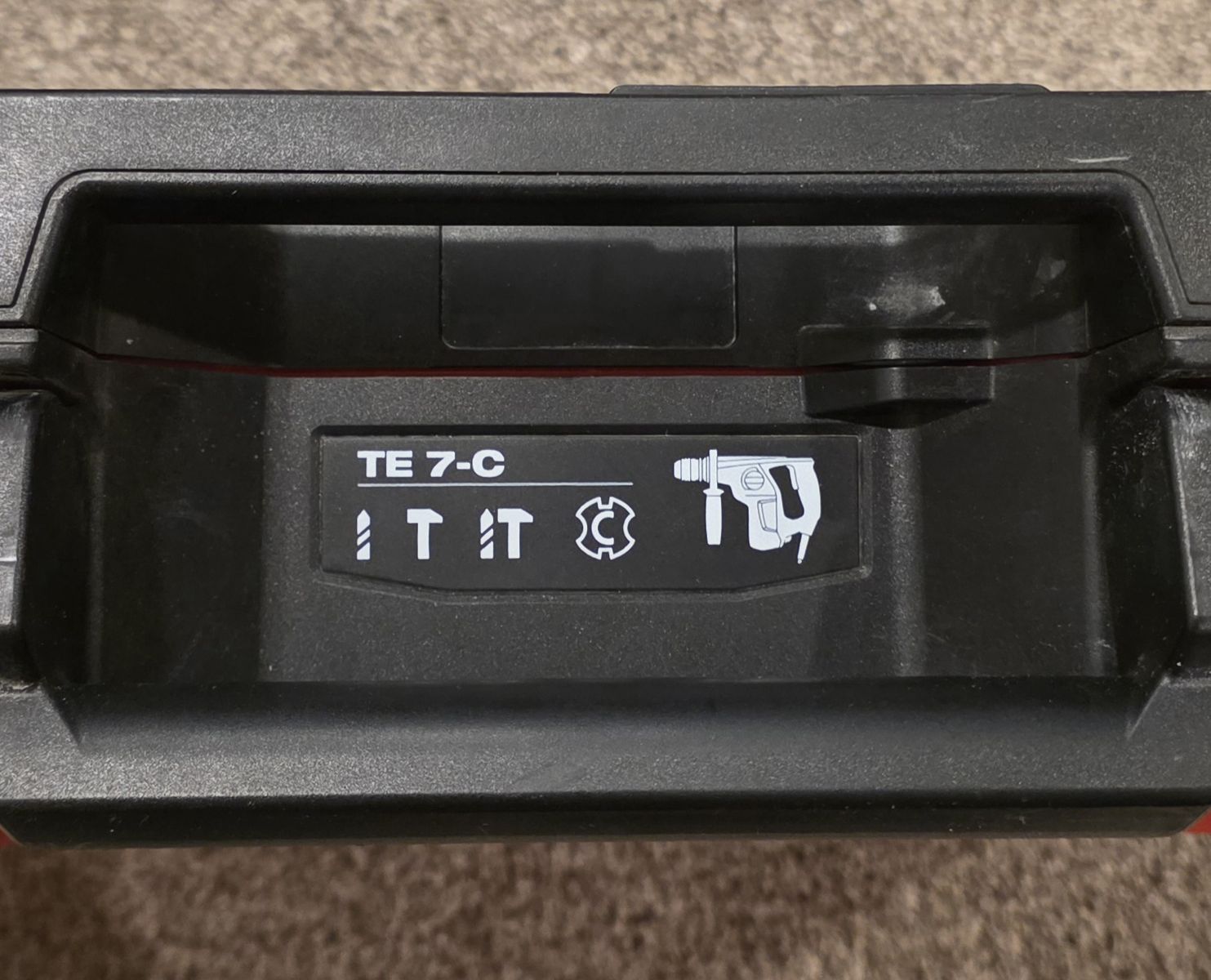 Hilti TE 7-C Rotary Hammer Drill 120V Corded w/ Case, Great Condition, SDS Plus