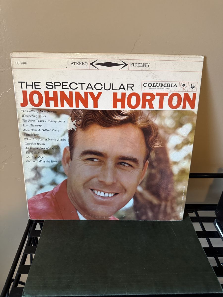 Johnny Horton - The Spectacular Johnny Horton Vinyl LP Columbia Stereo