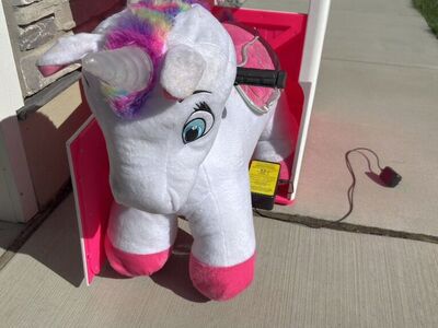 Powered Riding Unicorn With Stable
