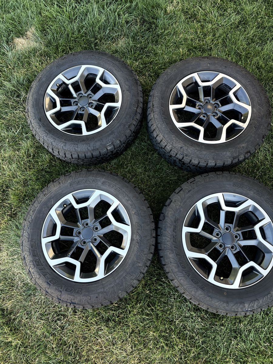 17” Subaru crosstrek wheels w/ AT tires