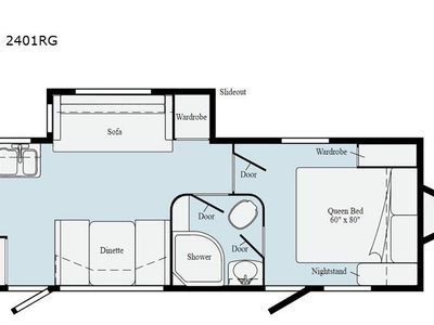 2020 Winnebago Industries Towables Minnie 2401RG Front Bedroom|Rear Kitchen|Two Entry/Exit Doors