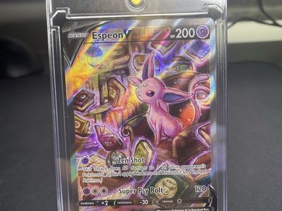 Pokemon Espeon V Full Art 180/203 Evolving Skies Card - Used Condition/NEAR MINT