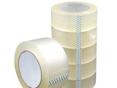 6 rolls Heavy Duty Clear Packing Tape Rolls - Strong Stickiness for Moving and Shipping