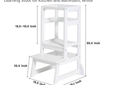 SDADI LT05W Toddler Kitchen Learning Tower – White