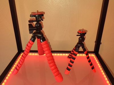 Pair of Flexible Camera Tripods / Mini Camera Stands