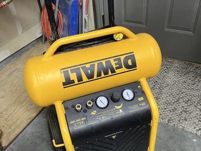 DeWalt 225 PSI 4.5 Gallon Portable Electric Air Compressor, 225 psi maximum pressure Delivers 5 SCFM at 90 psi.