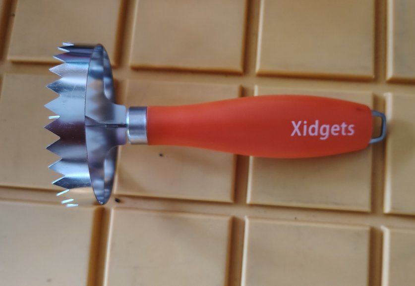 Cutlery Handheld Serrated Food Chopper for Ground Beef & Vegetables Sturdy Plastic Handle NEW