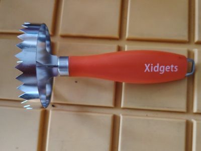 Cutlery Handheld Serrated Food Chopper for Ground Beef & Vegetables Sturdy Plastic Handle NEW