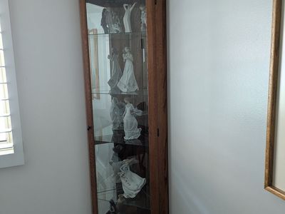 Curio corner cabinets