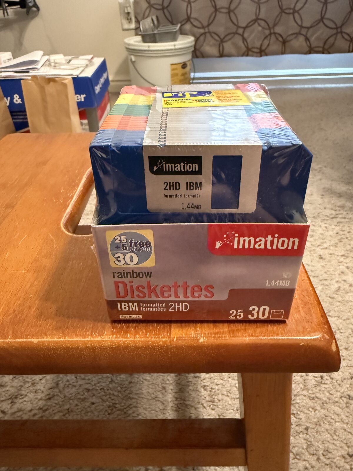 Brand New Imation 3.5" DS/HD Diskettes, Box of 30