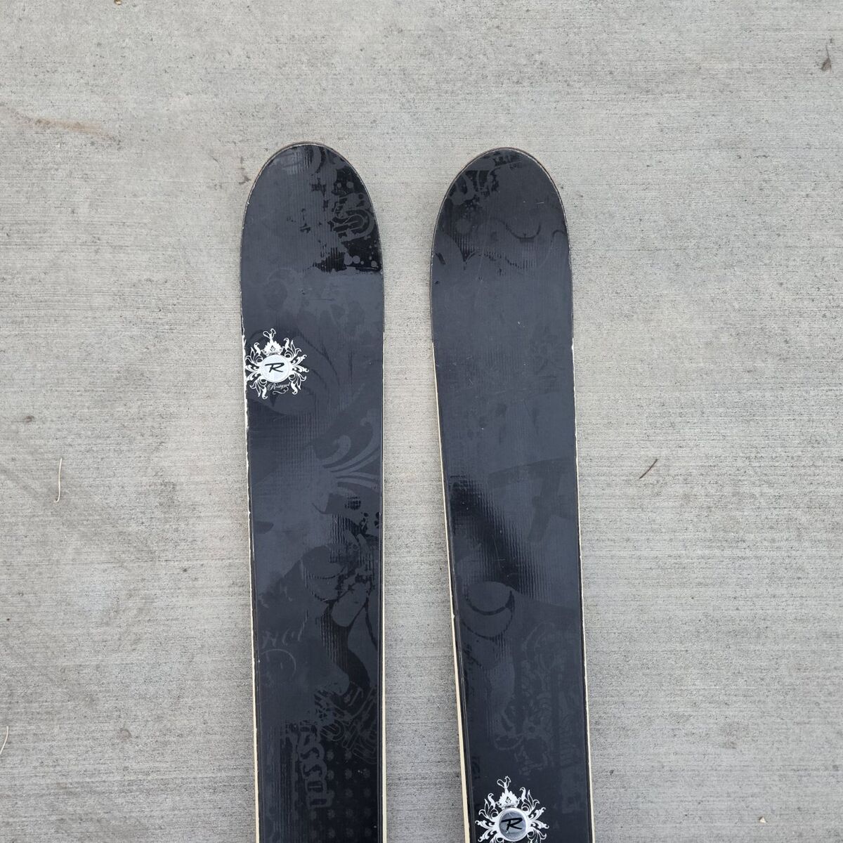 Rossignol 174 cm Fat Powder Skis Salomon Bindings