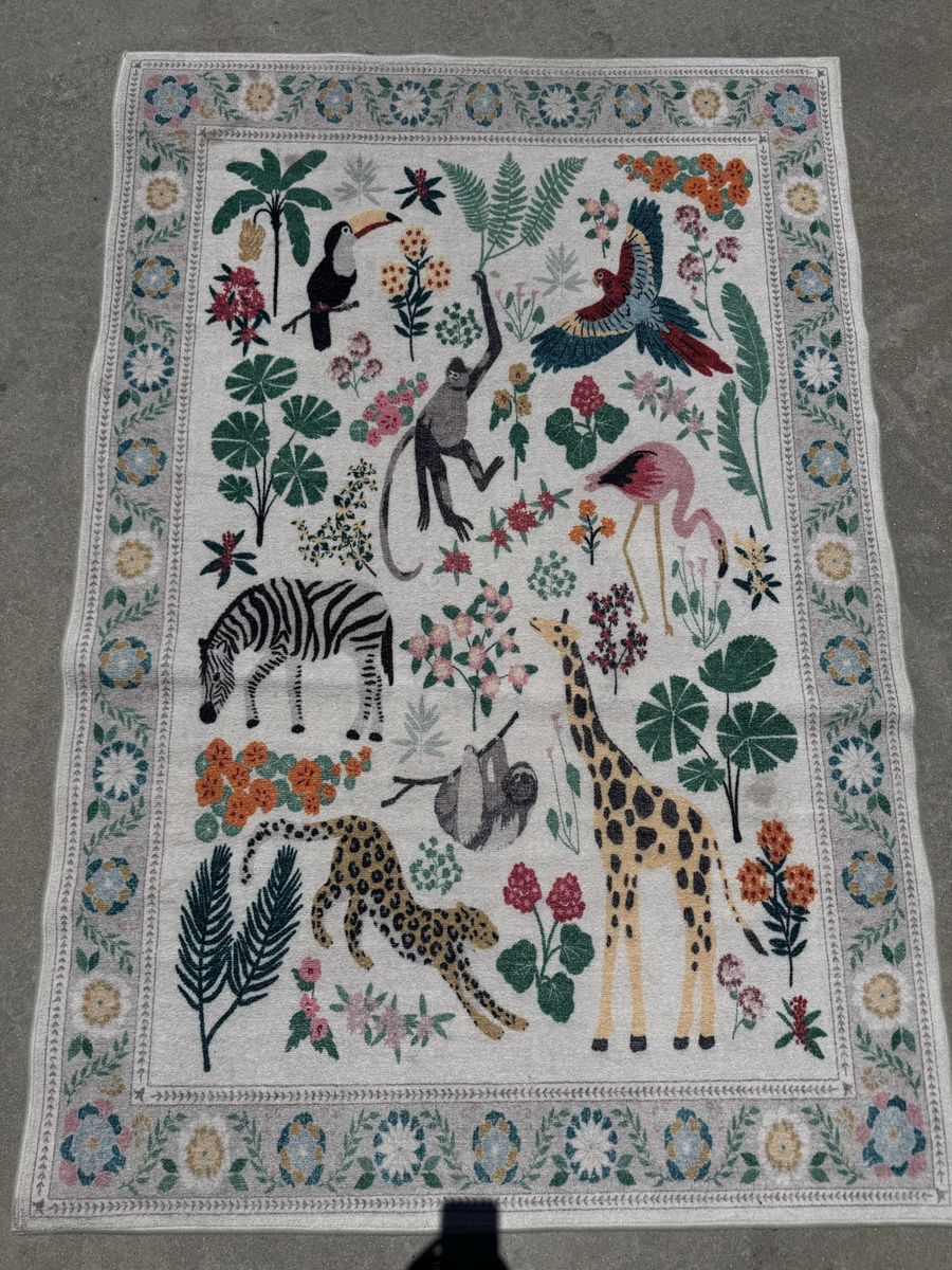 4x6 Ruggable Jungle Rug