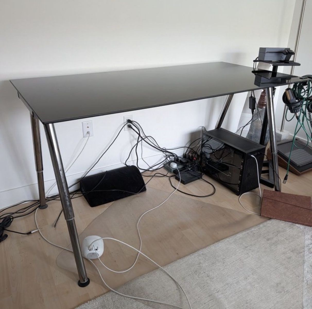 Ikea Galant Black Desk