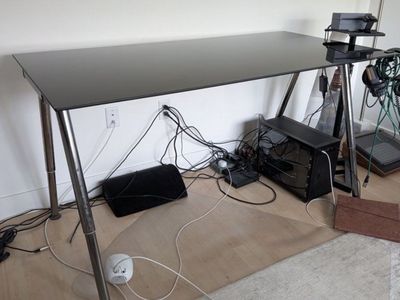 Ikea Galant Black Desk