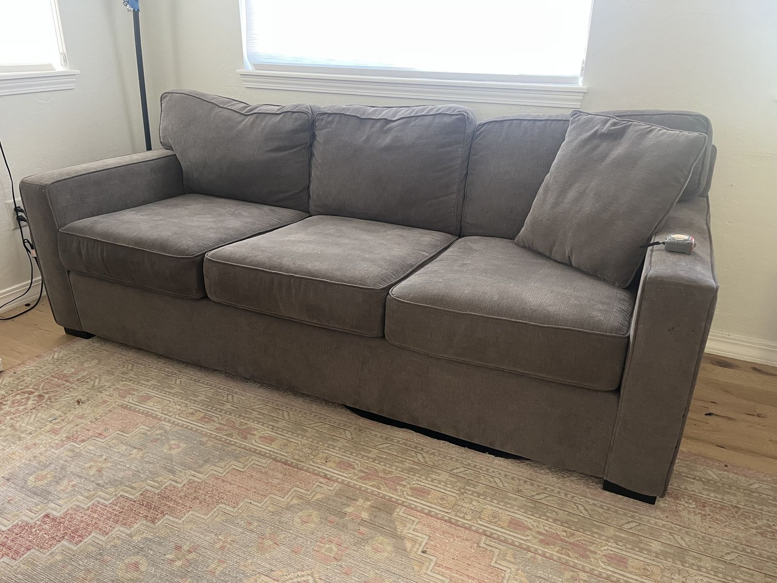 Macy’s Grey Couch