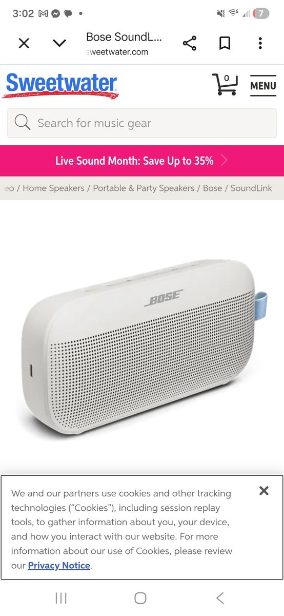 Bose SoundLink Flex Portable Bluetooth Speaker - Black, Second Generation