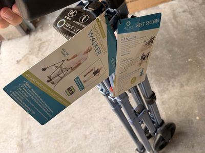 Able Life Space Saver Walker – Compact Folding Walker