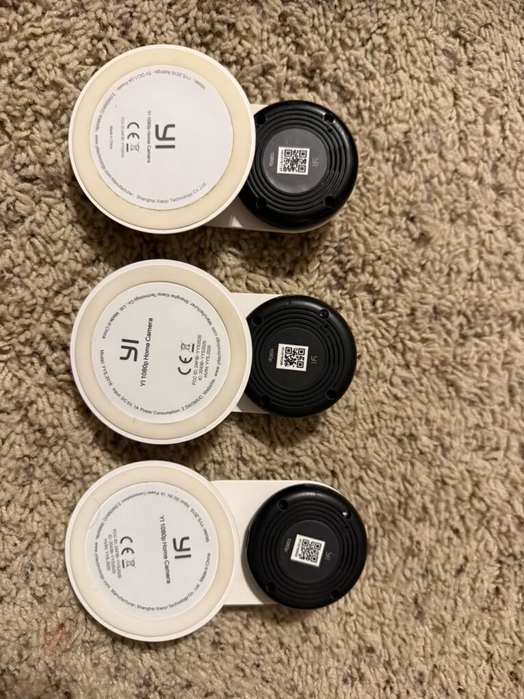 3 YiHome Wireless Indoor 1080p Security Cameras