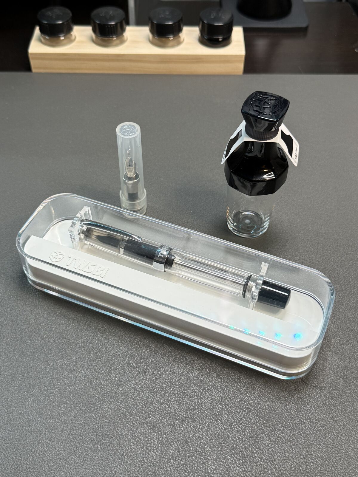 TWSBI Vac Mini in Smoke Fountain Pen SET