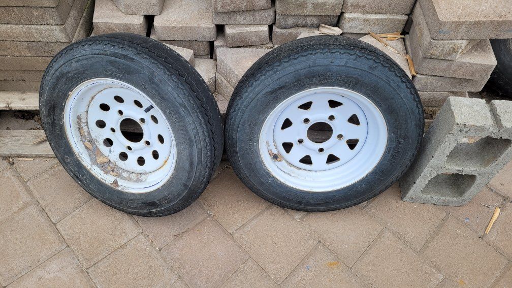 used trailer tire and rims