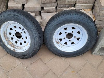 used trailer tire and rims