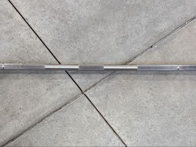 Rogue Power bar and rackable curl bar.
