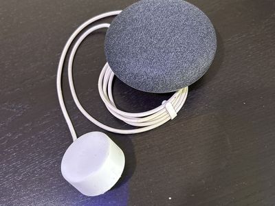 Google Nest Mini Smart Speaker Charcoal with Power Adapter