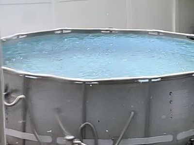 Above ground swimming pool