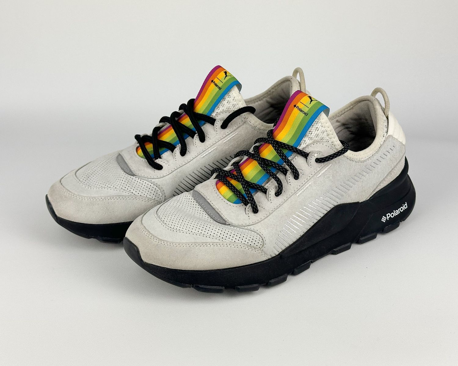 Puma x Polaroid RS-0 Marshmallow, Limited Edition Shoes - Men's sz 10 With Box