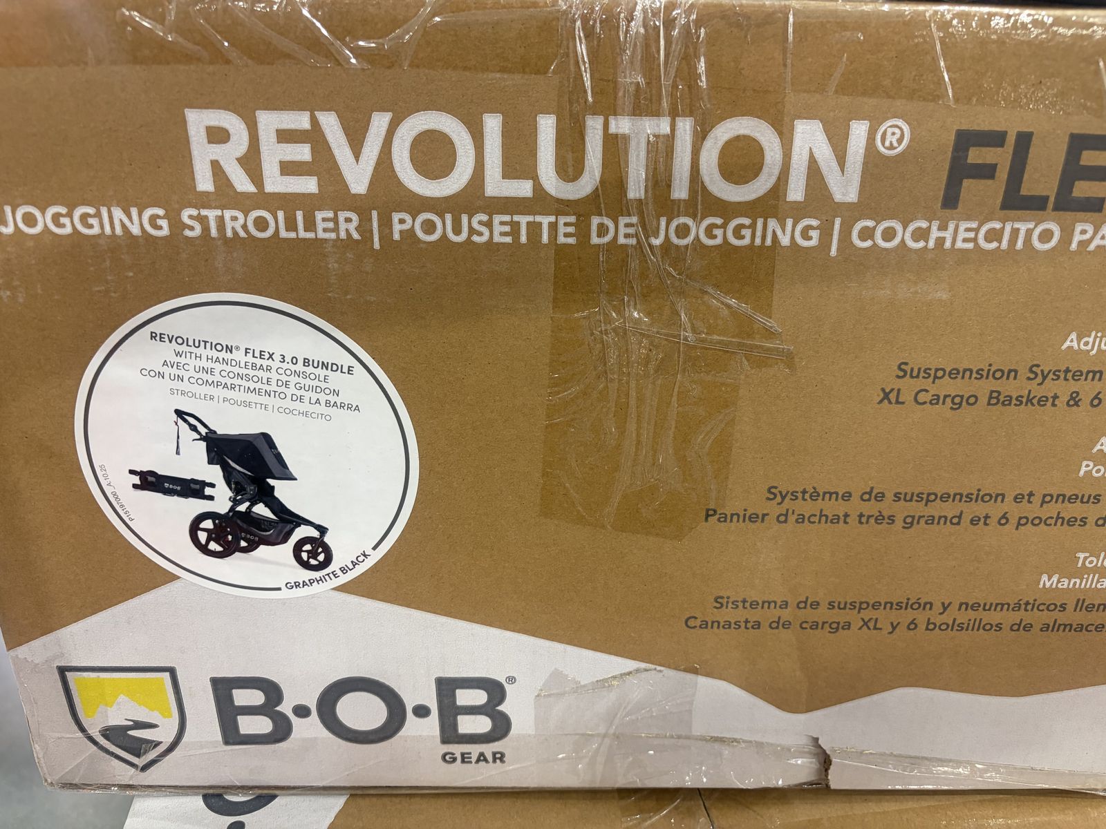 BOB Gear Revolution Flex 3.0 Jogging Stroller bundle.