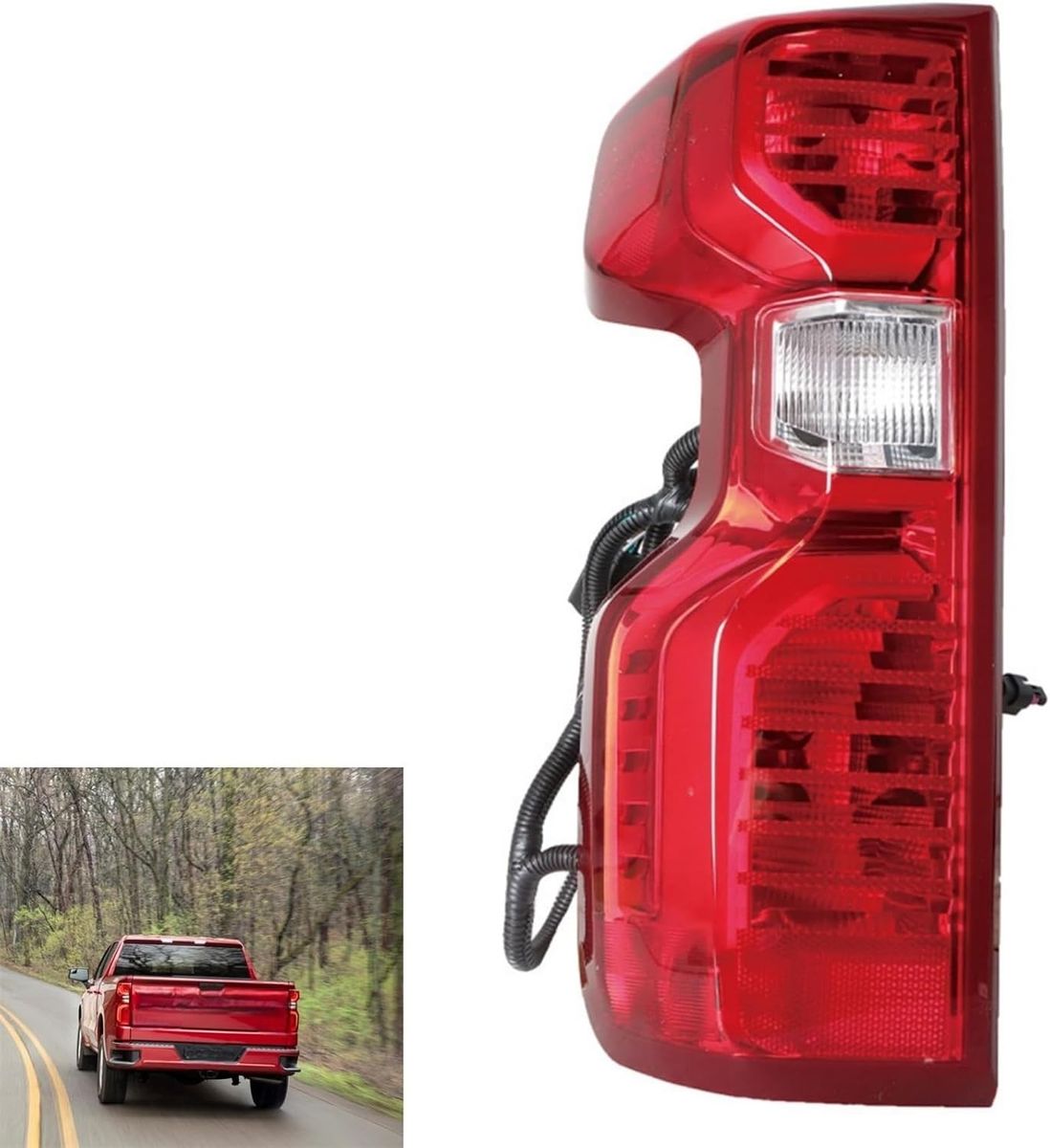 2019-2023 Chevrolet Silverado 1500, 2500HD, 3500 HD Driver/Left Side Taillight Assembly