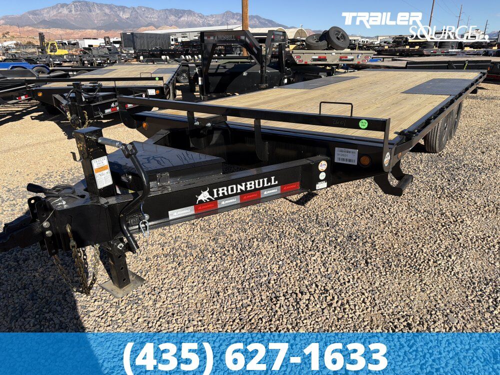 8.5x22 Iron Bull TDP Deckover Tilt Trailer -  14K GVWR -