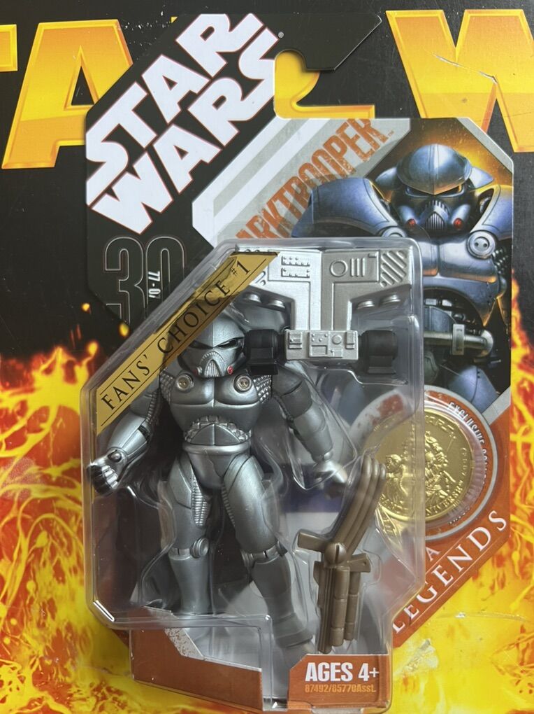 Star Wars 30th Anniversary Darktrooper With Coin