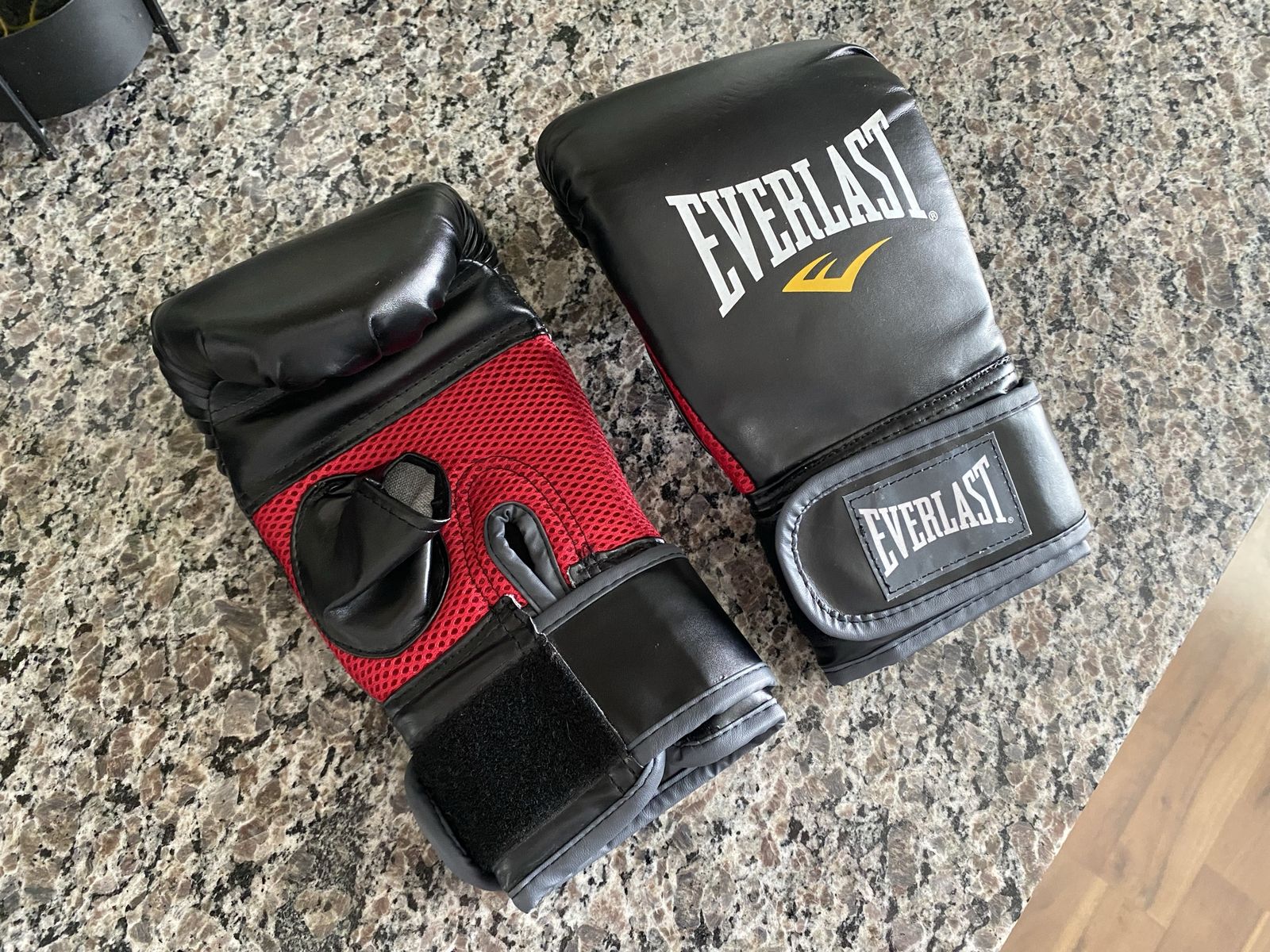 NEW Red and Black Everlast Boxing Gloves, 14 Oz
