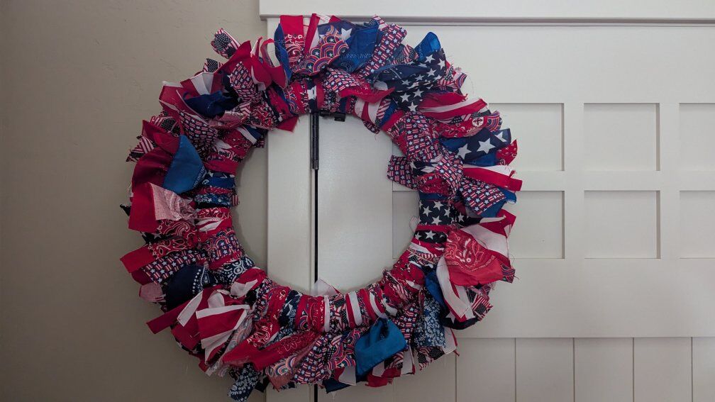 4th of July large wreath