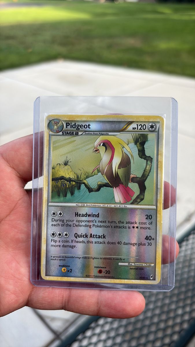 2011 Pokémon Pidgeot Call of Legends #30/95 Reverse Holo Card