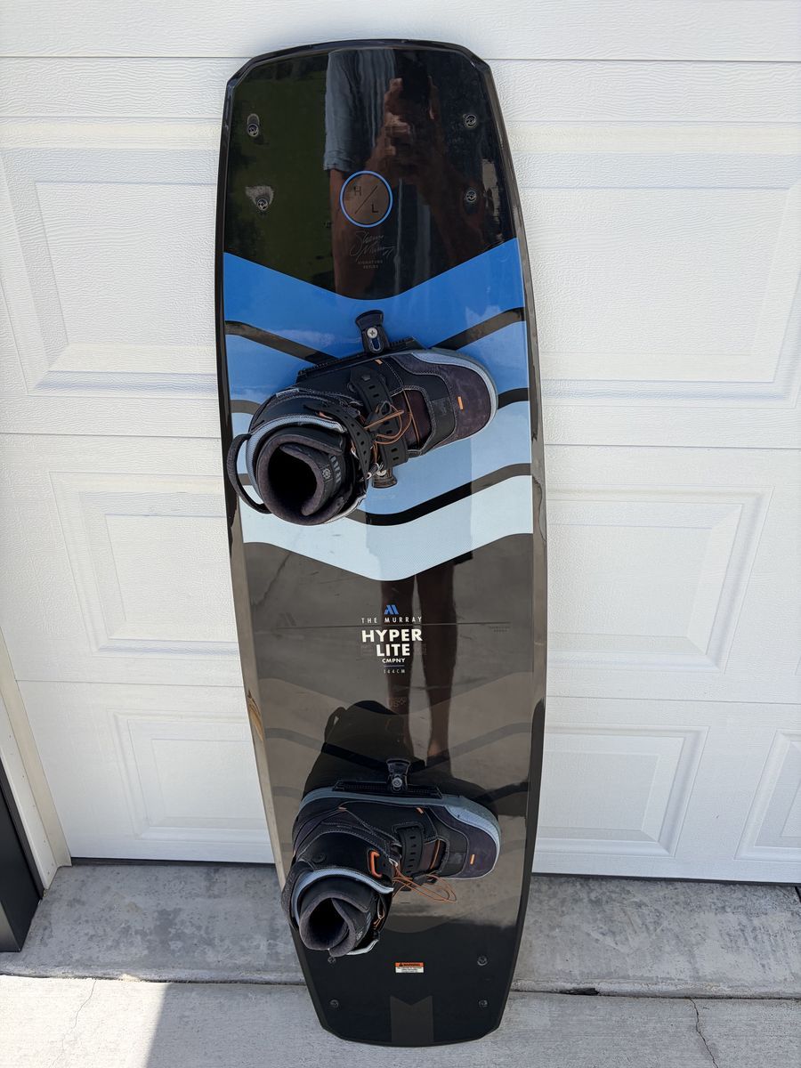 2023 Hyperlite Murray Wakeboard 144 cm with Slingshot RAD Bindings Size 10