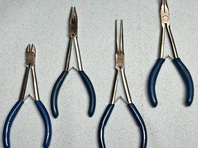 SnapOn Blue Point - 4pc Miniature Long Reach Pliers Set (BDGPL400LMP)